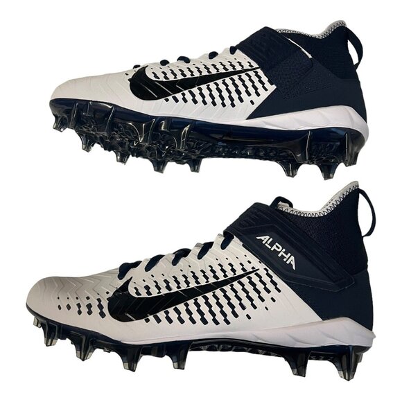 Nike Alpha Menace Pro 2 Mid Football Cleats Team Navy Size 11 BV3945-102 - Picture 4 of 8